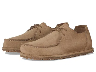 Birkenstock Utti Lace Suede Derby Shoes In Brown