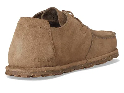 Birkenstock Utti Lace Suede Derby Shoes In Brown