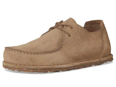 Birkenstock Utti Lace Suede Derby Shoes In Brown