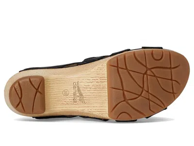 Dansko Lyndi Platform Slide Sandal In Black