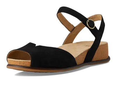 Dansko Cass Wedge Sandal In Black
