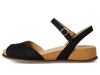 Dansko Cass Wedge Sandal In Black