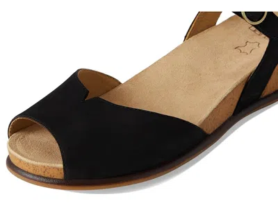 Dansko Cass Wedge Sandal In Black