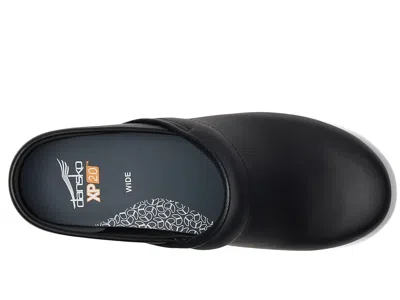 Dansko Professional Box Leather Clogs In Black