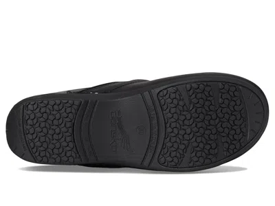 Dansko Professional Box Leather Clogs In Black