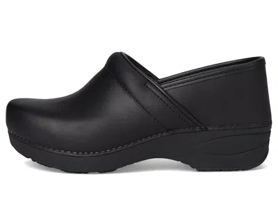 Dansko Professional Box Leather Clogs In Black