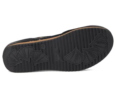 Dansko Mae Ankle Strap Platform Clog In Black