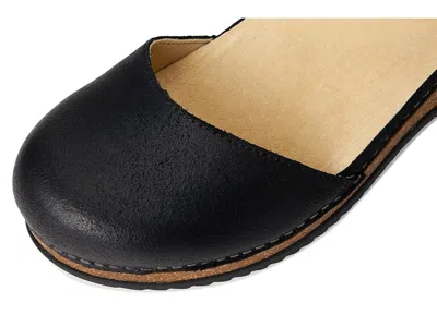 Dansko Mae Ankle Strap Platform Clog In Black