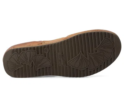 Dansko Mae Ankle Strap Platform Clog In Brown