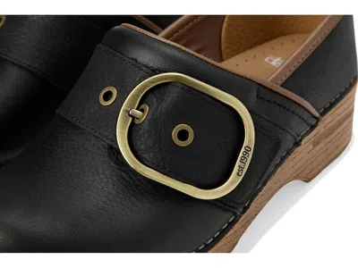 Dansko Pearson Buckle Strap Clog In Black