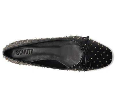 Schutz Arissa Flat In Black