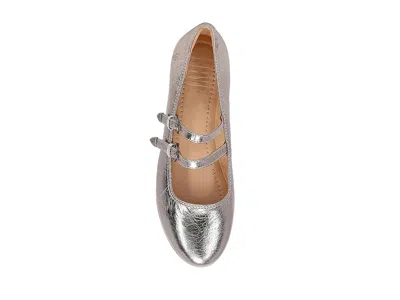 Frye Carson Mary Jane In Silver