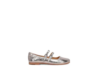 Frye Carson Mary Jane In Silver