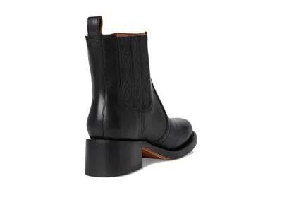 Frye Campus Platform Chelsea Boot In Black