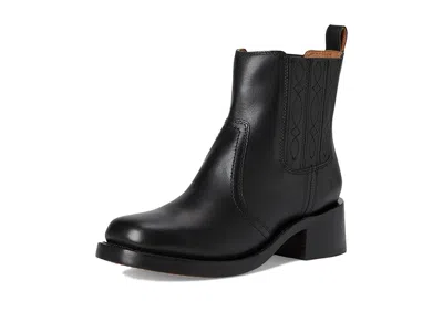 Frye Campus Platform Chelsea Boot In Black