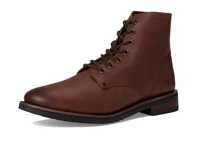 Frye Bowery Lace-up Leather Boot In Brown
