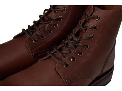 Frye Bowery Lace-up Leather Boot In Brown