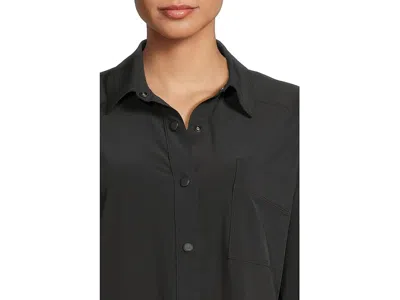 Prana Railay Oversized Button Down In Black