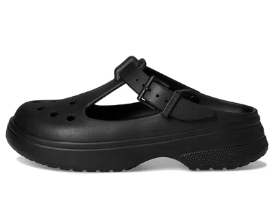 Crocs Buckle-strap Clogs In Black