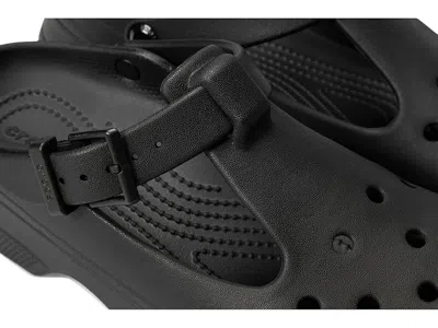 Crocs Buckle-strap Clogs In Black