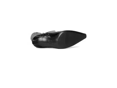 Naturalizer Deesha Pointed Toe Knee High Kitten Heel Boot In Black