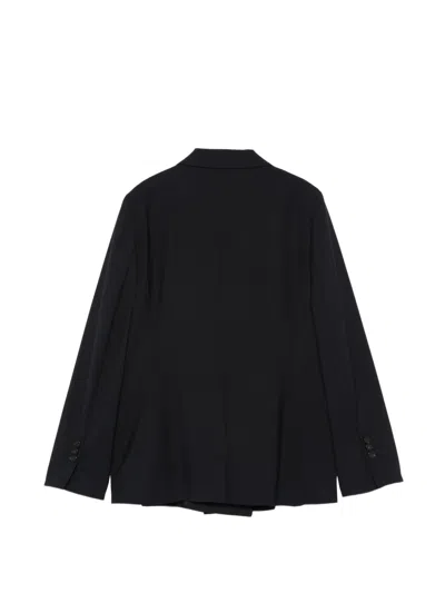 Seventy Double-breasted Blazer In Black