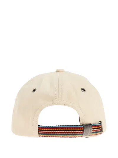 Paul Smith Striped-strap Cap In Brown