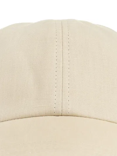 Paul Smith Striped-strap Cap In Brown