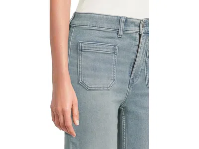 Faherty Stretch Terry Patch Pocket Pants In Blue