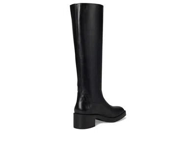 Stuart Weitzman Finn Knee High Leather Boot In Black
