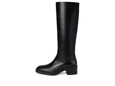 Stuart Weitzman Finn Knee High Leather Boot In Black