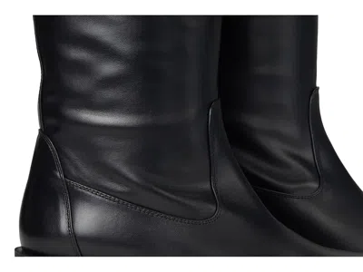 Stuart Weitzman Finn Knee High Leather Boot In Black