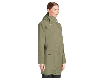 Helly Hansen Moss Raincoat In Green