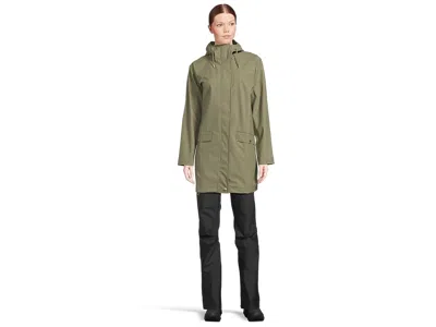 Helly Hansen Moss Raincoat In Green