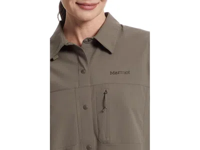 Marmot Airexchange Solarshield Overshirt In Brown