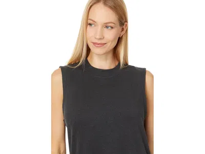 Pact Airplane Mock Neck Shell In Black