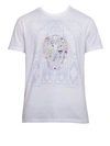 ALEXANDER MCQUEEN White Cotton T-shirt,453146QIZT80900