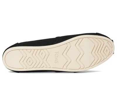 Toms Classic Alpargata With Heritage Canvas In Black