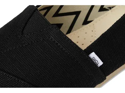 Toms Classic Alpargata With Heritage Canvas In Black