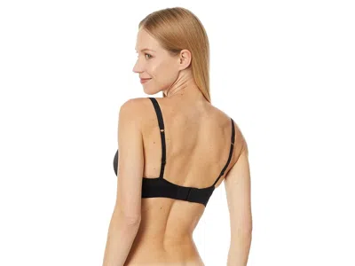 Commando Chic Mesh Plunge Bra In Black