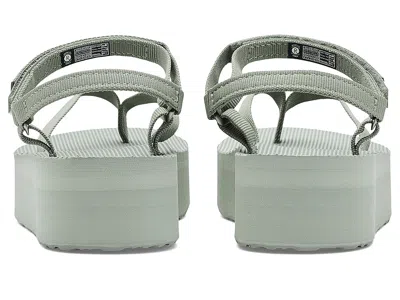 Teva Flatform Slim Platform Sandal In Green