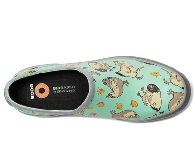 Bogs Patch Clog Chickens In Blue