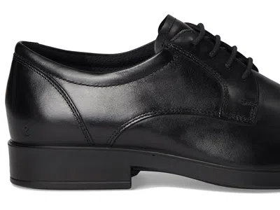 Ecco Citytray Plain Toe Tie In Black