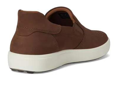 Ecco Soft 7 Easy Slip On Sneaker In Brown