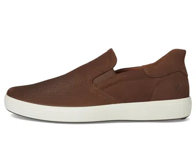 Ecco Soft 7 Easy Slip On Sneaker In Brown