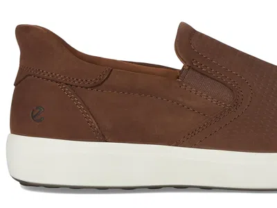 Ecco Soft 7 Easy Slip On Sneaker In Brown