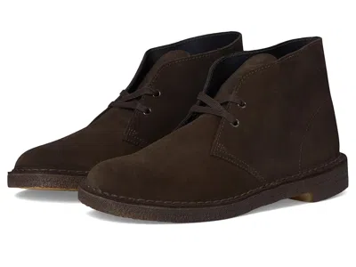 Clarks Desert Boots Brown Suede In Brown