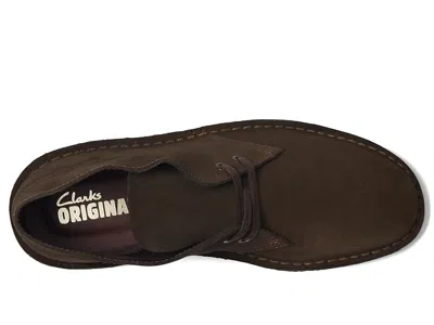 Clarks Desert Boots Brown Suede In Brown