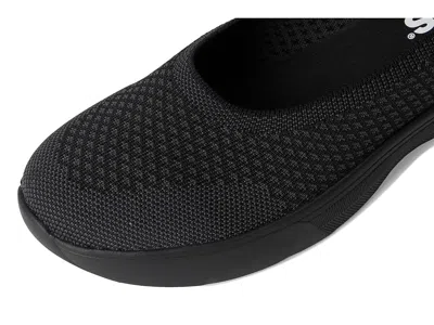 Keds Blisswalk Skimmer Black Knit Slip-on Flat Shoes Rhs7839 In Orange