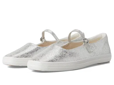 Keds Square Toe Mary Jane Flat In Gray